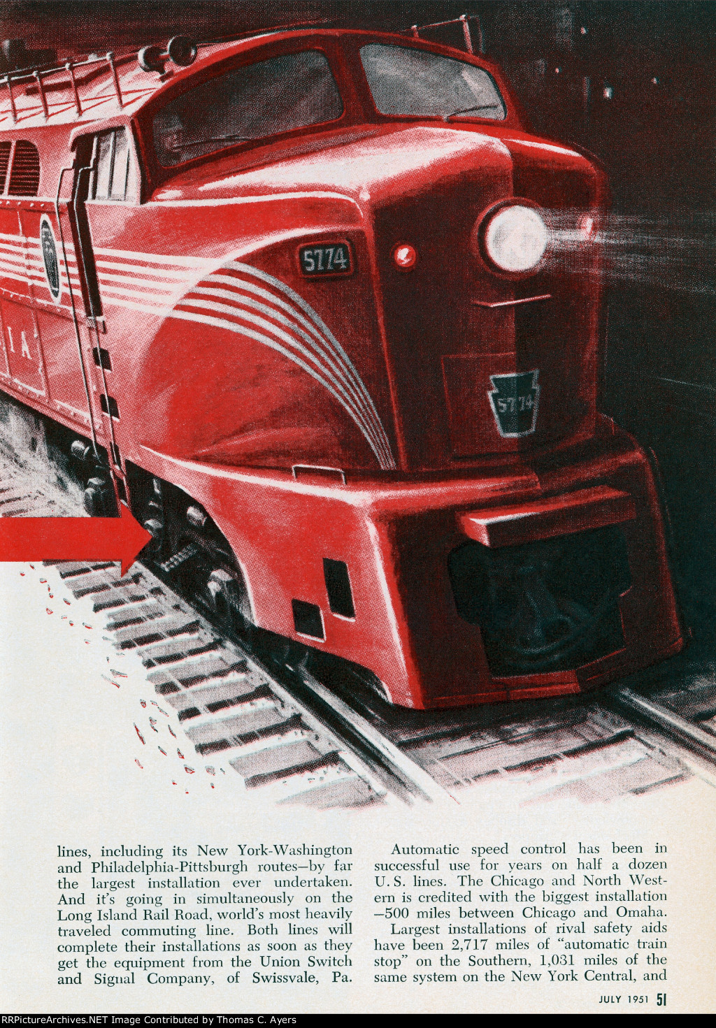 "Wreckproofing The Railroads," Page 51, 1951